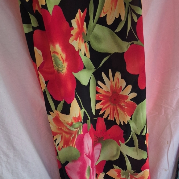 J.B.S. Strapless Dress - Black, Pink, Yellow, Green - Picture 2 of 9